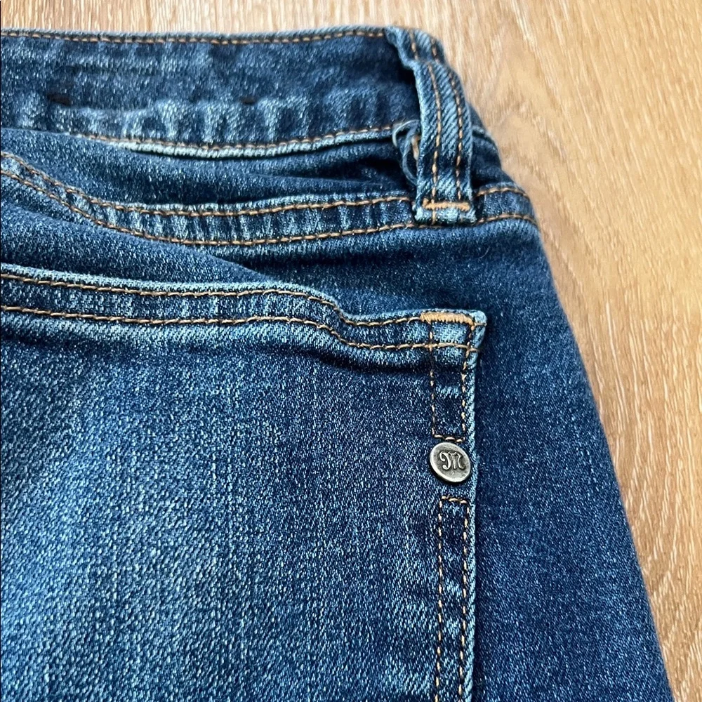 Miss Me Ankle Straight Distressed Blue Jeans Size 27